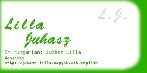lilla juhasz business card
