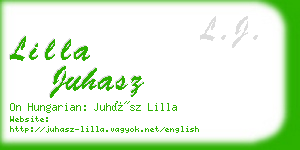 lilla juhasz business card